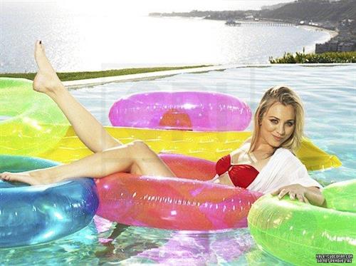 Kaley Cuoco in a bikini