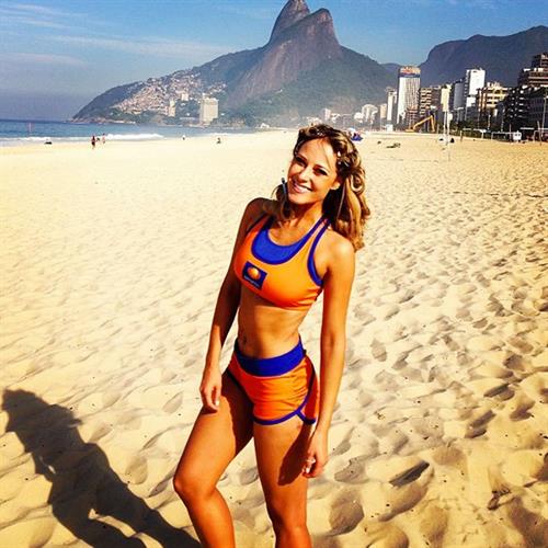 Vanessa Huppenkothen in a bikini