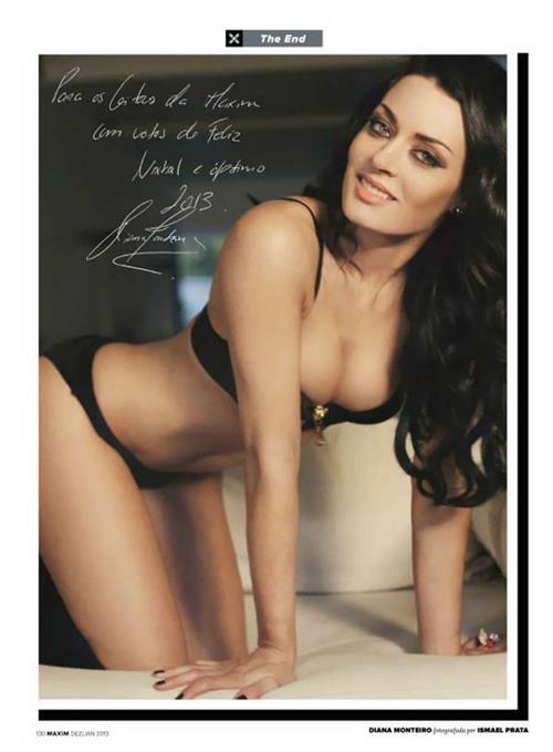 Diana Monteiro in lingerie
