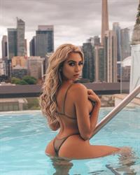 Khloe Terae in a bikini