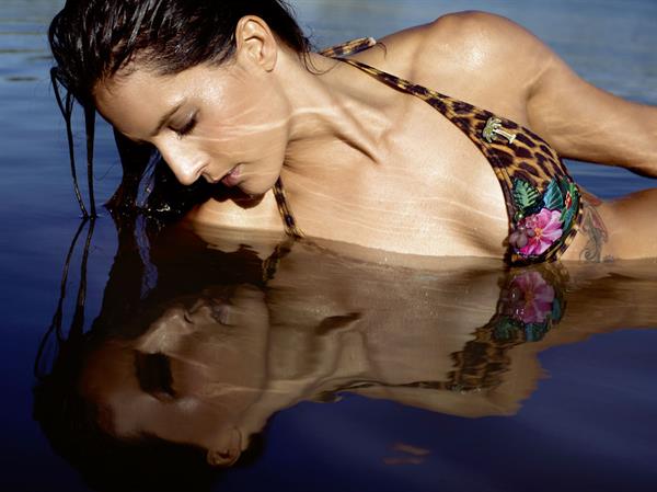 Julia Dujmovits in a bikini