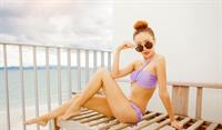 Fan Pei Ting in a bikini
