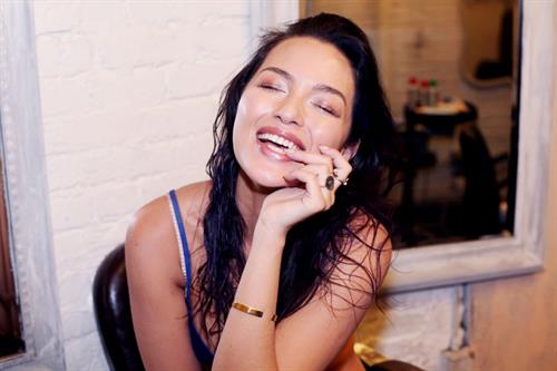 Mia Kang in lingerie