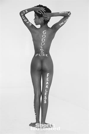 Ebonee Davis nude in Sports Illustrated 2018