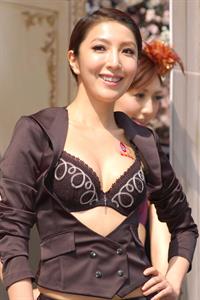 Cheryl Yang in lingerie