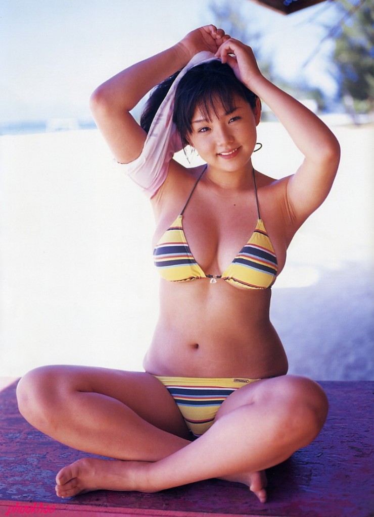 Ai Shinozaki in a bikini