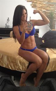 Michelle Lewin in a bikini