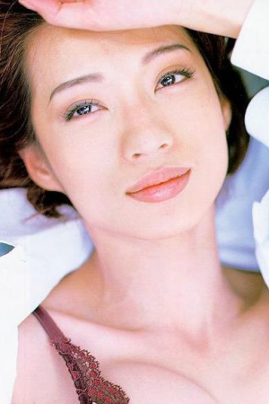 Carol Wan in lingerie