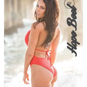 Hope Beel in a bikini - ass