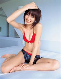 Akina Minami in a bikini