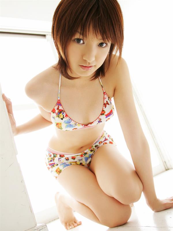Akina Minami in a bikini