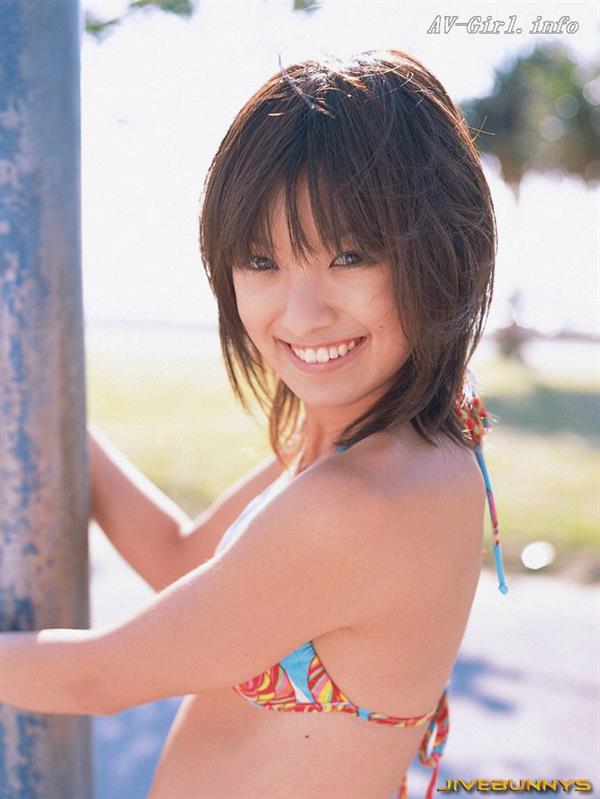 Akina Minami in a bikini