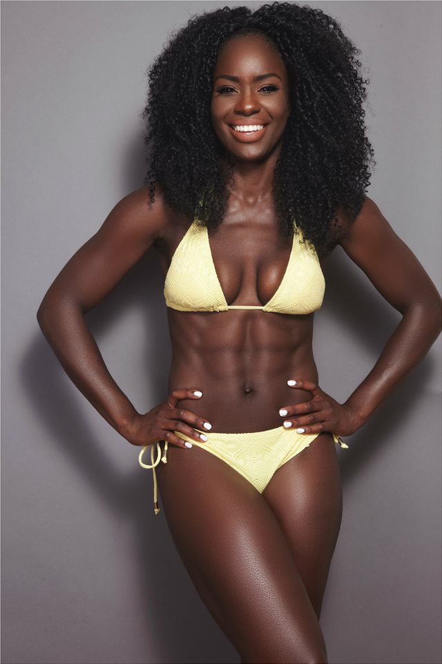 Vanessa Vanderpuye in a bikini