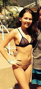 Kelli Berglund in a bikini