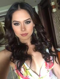 Andrea Meza taking a selfie