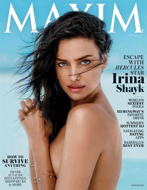 Irina Shayk Maxim US July/August