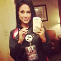 Ashley Kaltwasser taking a selfie