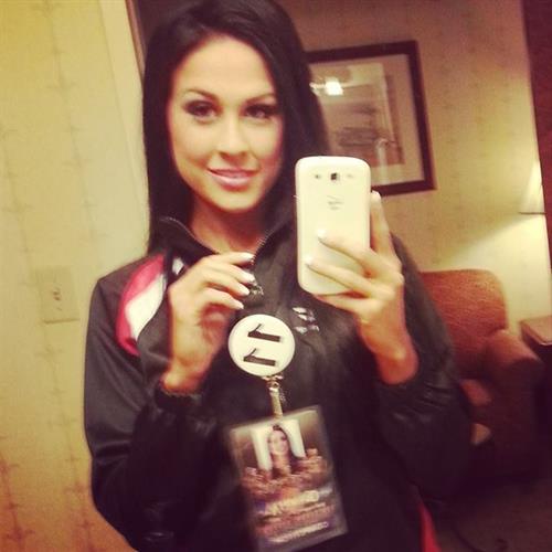 Ashley Kaltwasser taking a selfie