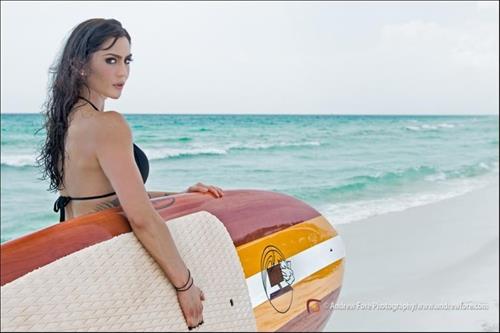 Hope Howard in a bikini