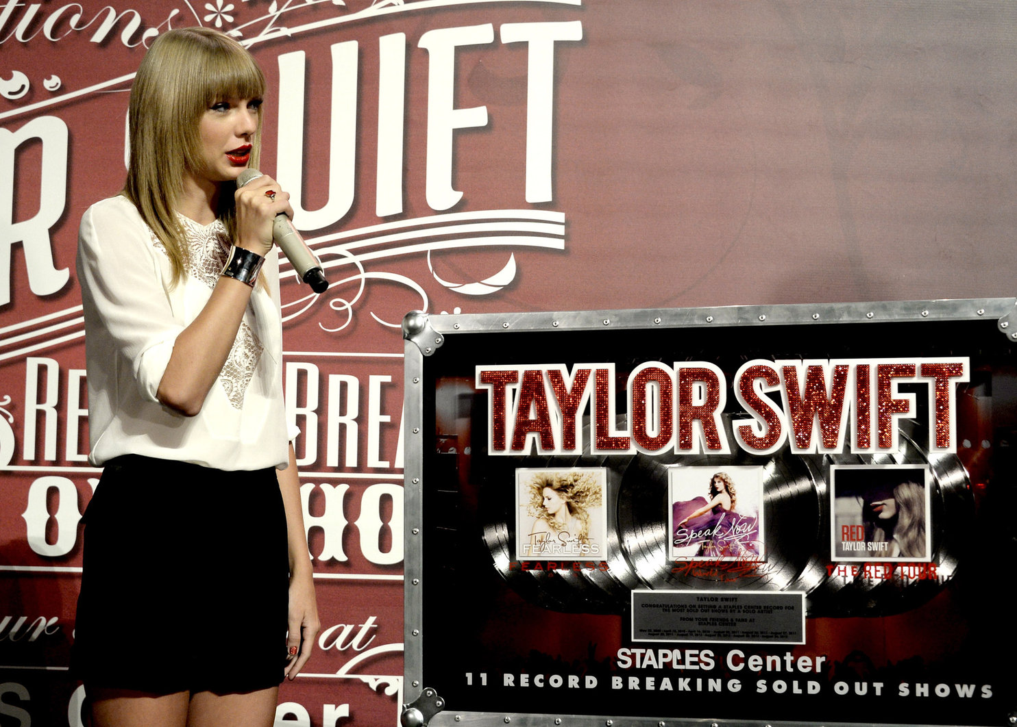 Taylor Swift 'Red' Tour Press Event in LA 8/20/13  