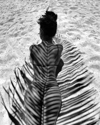 Isis Valverde in a bikini - ass