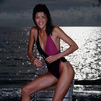 Janice Dickinson in a bikini