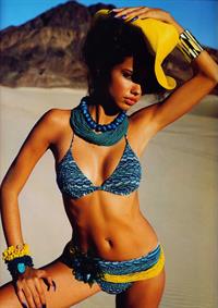 Adriana Lima in a bikini