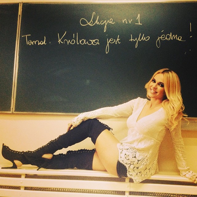 Dorota Rabczewska in lingerie