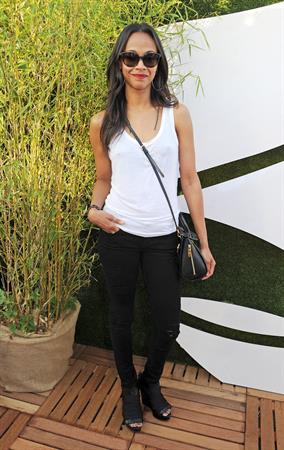 Zoe Saldana Barclaycard British Summer Time Concert -- London, Jul. 13, 2013 