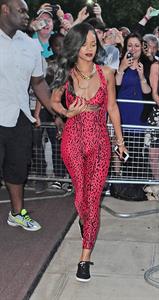 Rihanna - Shows off her toned physique in London in a $198 Adidas Originals Opening Ceremony (19.07.2013) 