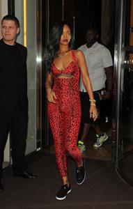 Rihanna - Shows off her toned physique in London in a $198 Adidas Originals Opening Ceremony (19.07.2013) 