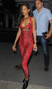 Rihanna - Shows off her toned physique in London in a $198 Adidas Originals Opening Ceremony (19.07.2013) 