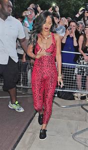 Rihanna - Shows off her toned physique in London in a $198 Adidas Originals Opening Ceremony (19.07.2013) 