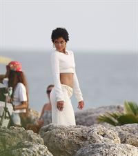 Rihanna poses on a photoshoot in Barbados - August 4, 2013 