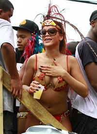 Rihanna - Kadooment parade in Barbados 8/1/11  
