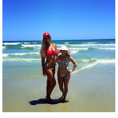 Clarissa Bowers in a bikini