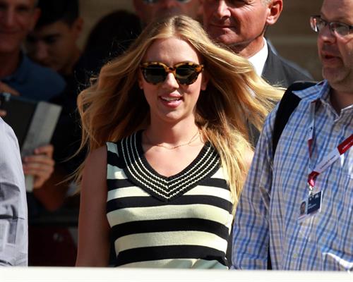 Scarlett Johansson Under The Skin Photocall in Venice 9/3/2013 