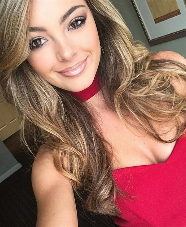 Demi-Leigh Nel-Peters taking a selfie