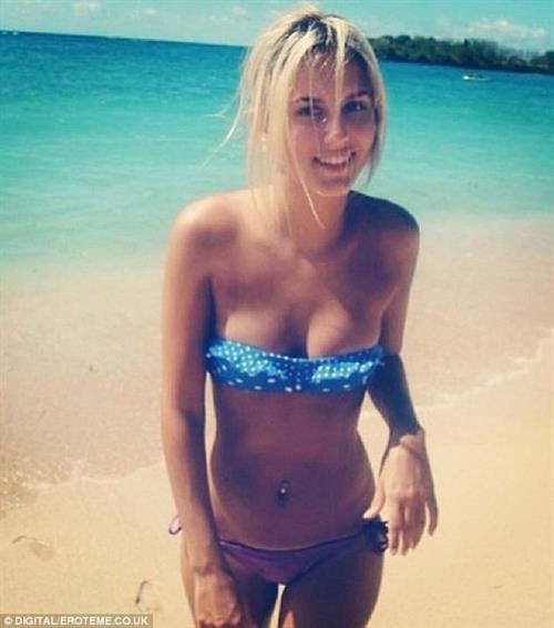 Lucy Watson in a bikini