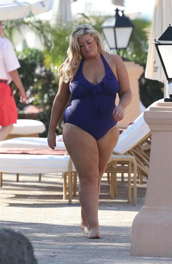 Gemma Collins in a bikini