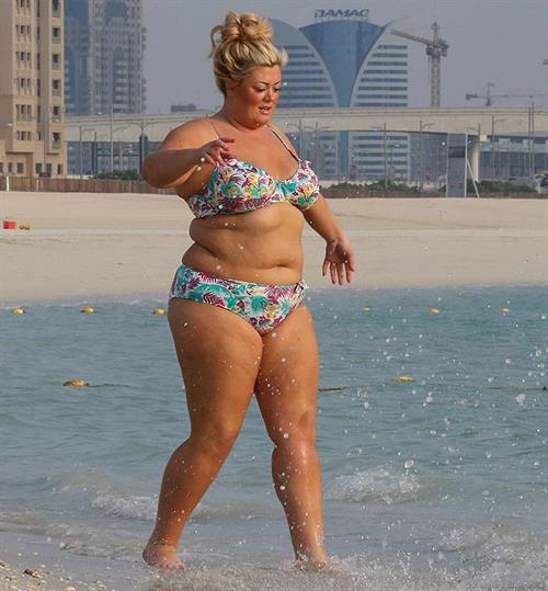 Gemma Collins in a bikini