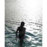 Josephine Skriver in a bikini