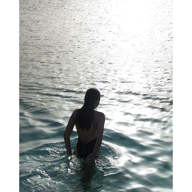 Josephine Skriver in a bikini