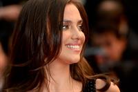 Irina Shayk in a revealing dress, showing a ton of side boob at the 'All is Lost' premiere at Cannes