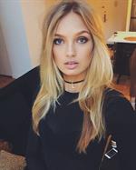 Romee Strijd taking a selfie