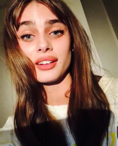 Taylor Marie Hill taking a selfie