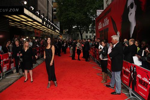 Sandra Bullock attends a gala screening of 'The Heat' at The Curzon Mayfair in London June 13, 2013 