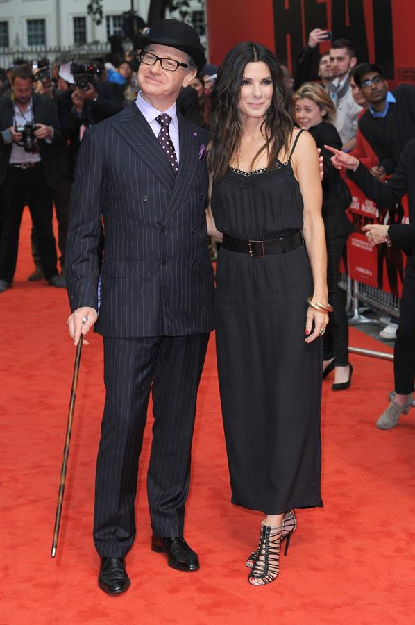 Sandra Bullock attends a gala screening of 'The Heat' at The Curzon Mayfair in London June 13, 2013 