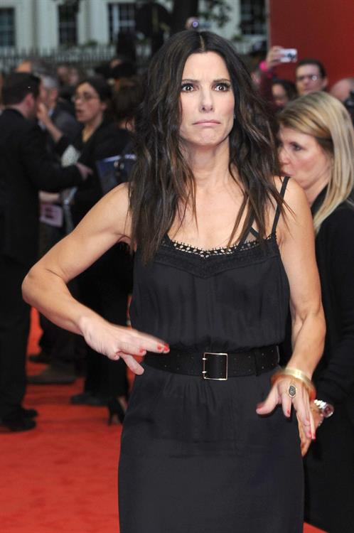 Sandra Bullock attends a gala screening of 'The Heat' at The Curzon Mayfair in London June 13, 2013 