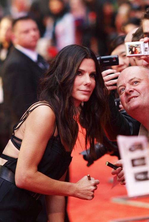 Sandra Bullock attends a gala screening of 'The Heat' at The Curzon Mayfair in London June 13, 2013 